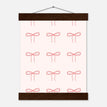 Póster con Colgador Papel Satinado Premium - 20x25 cm / 8x10″ - - / - / Colgador Madera Oscura